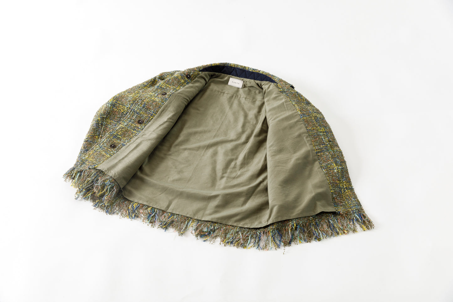 SARTO / 261-03002 MIX TWEED OVER SHIRT - ARMY(HOME SPUN)