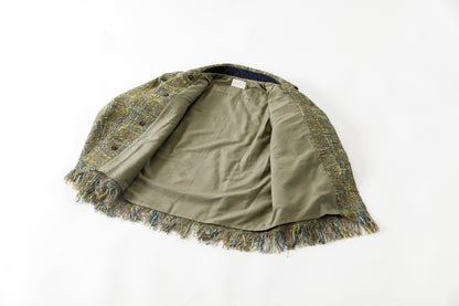 SARTO / 261-03002 MIX TWEED OVER SHIRT - ARMY(HOME SPUN)