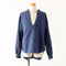 SARTO / 261-2001 STAND COLLAR SKIPPER SHIRT - INK BLUE
