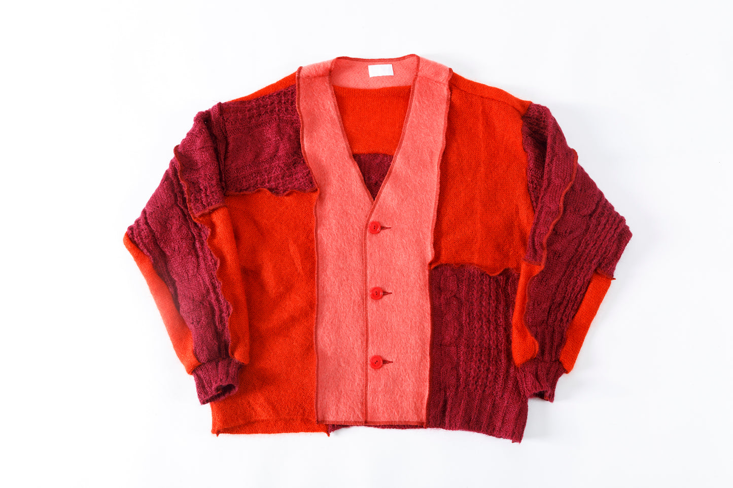 CHANGES / CH5061 Mohair Cardigan - Red