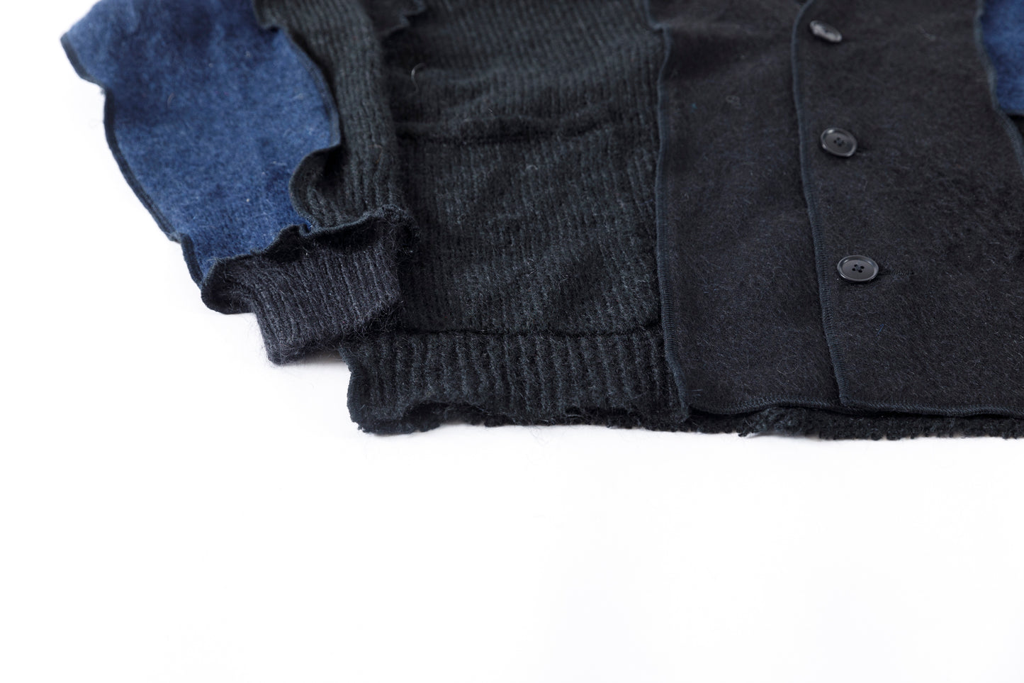 CHANGES / CH5061 Mohair Cardigan - Black (Type A)