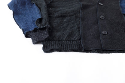 CHANGES / CH5061 Mohair Cardigan - Black (Type A)
