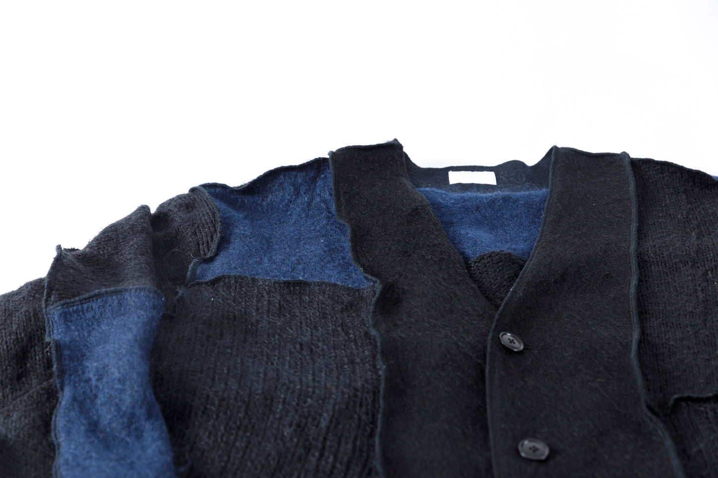 CHANGES / CH5061 Mohair Cardigan - Black (Type B)