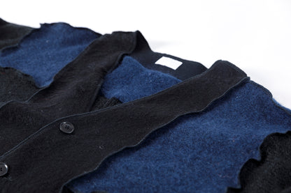 CHANGES / CH5061 Mohair Cardigan - Black (Type A)