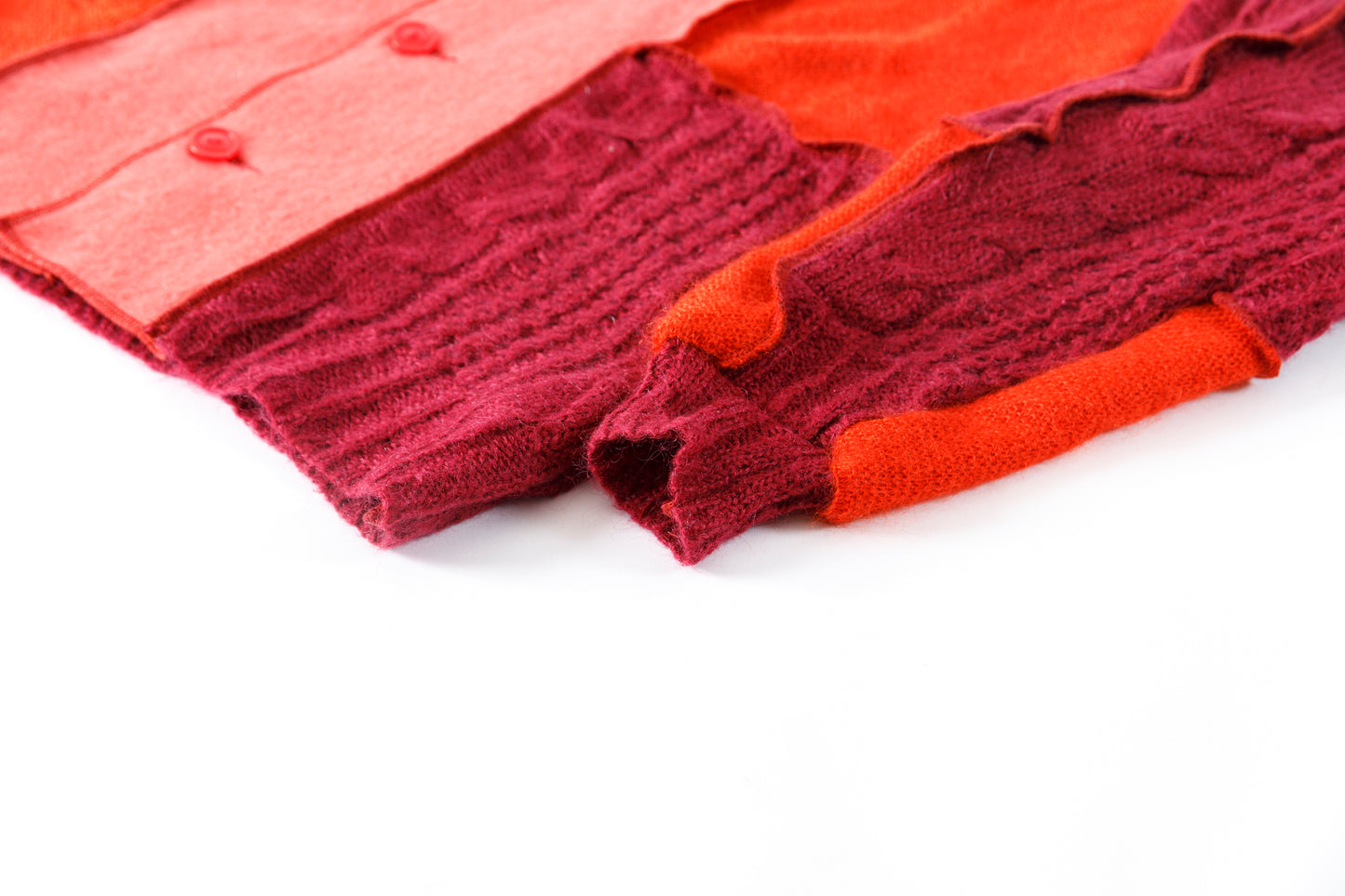 CHANGES / CH5061 Mohair Cardigan - Red