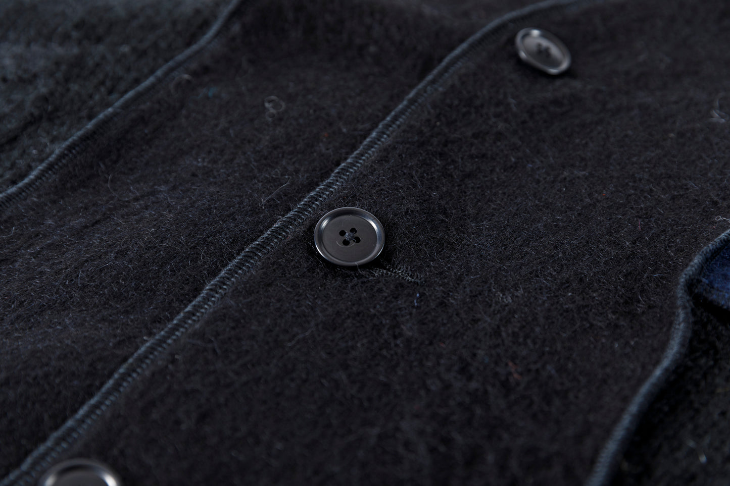 CHANGES / CH5061 Mohair Cardigan - Black (Type A)