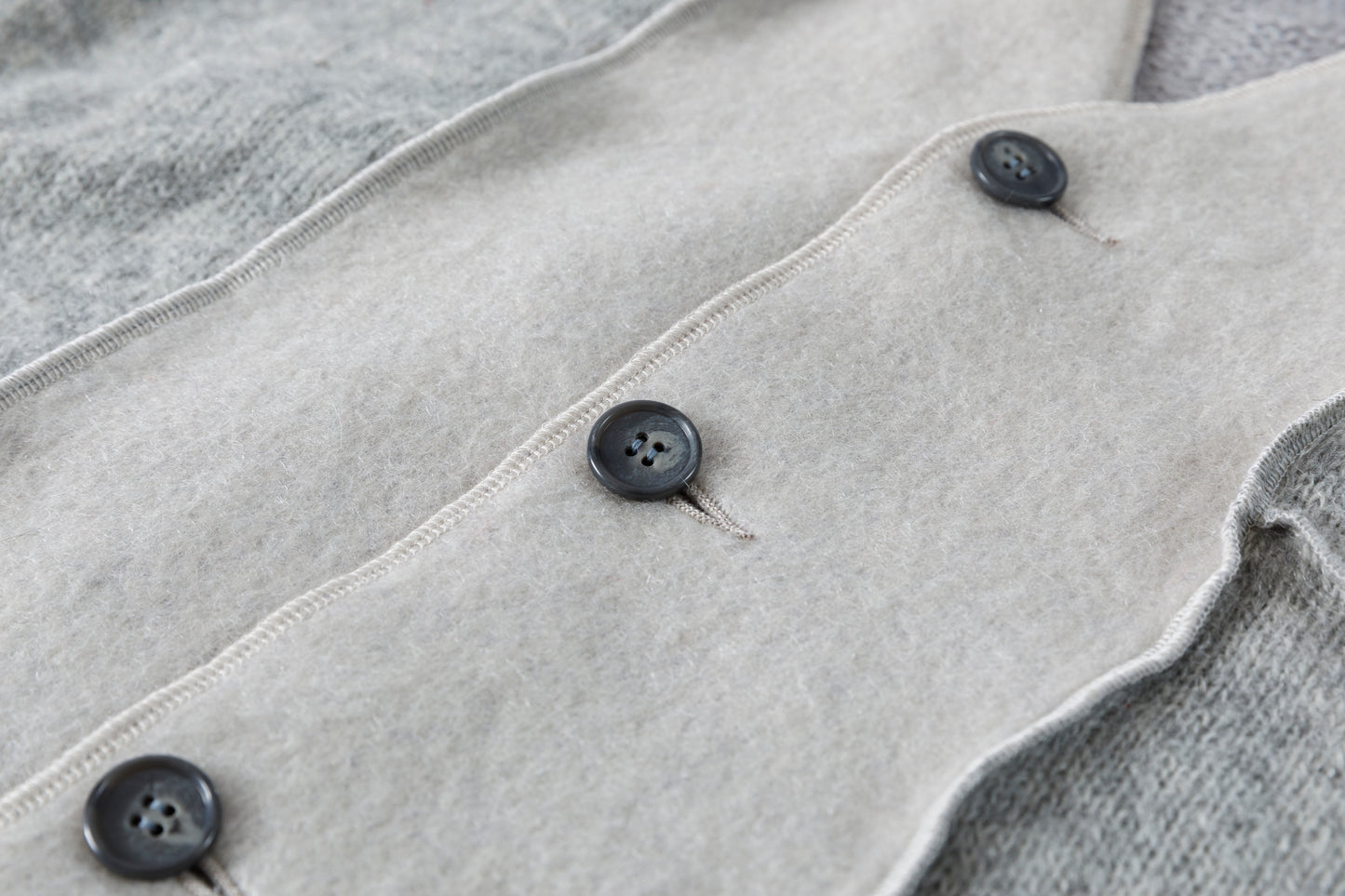 CHANGES / CH5061 Mohair Cardigan - Grey