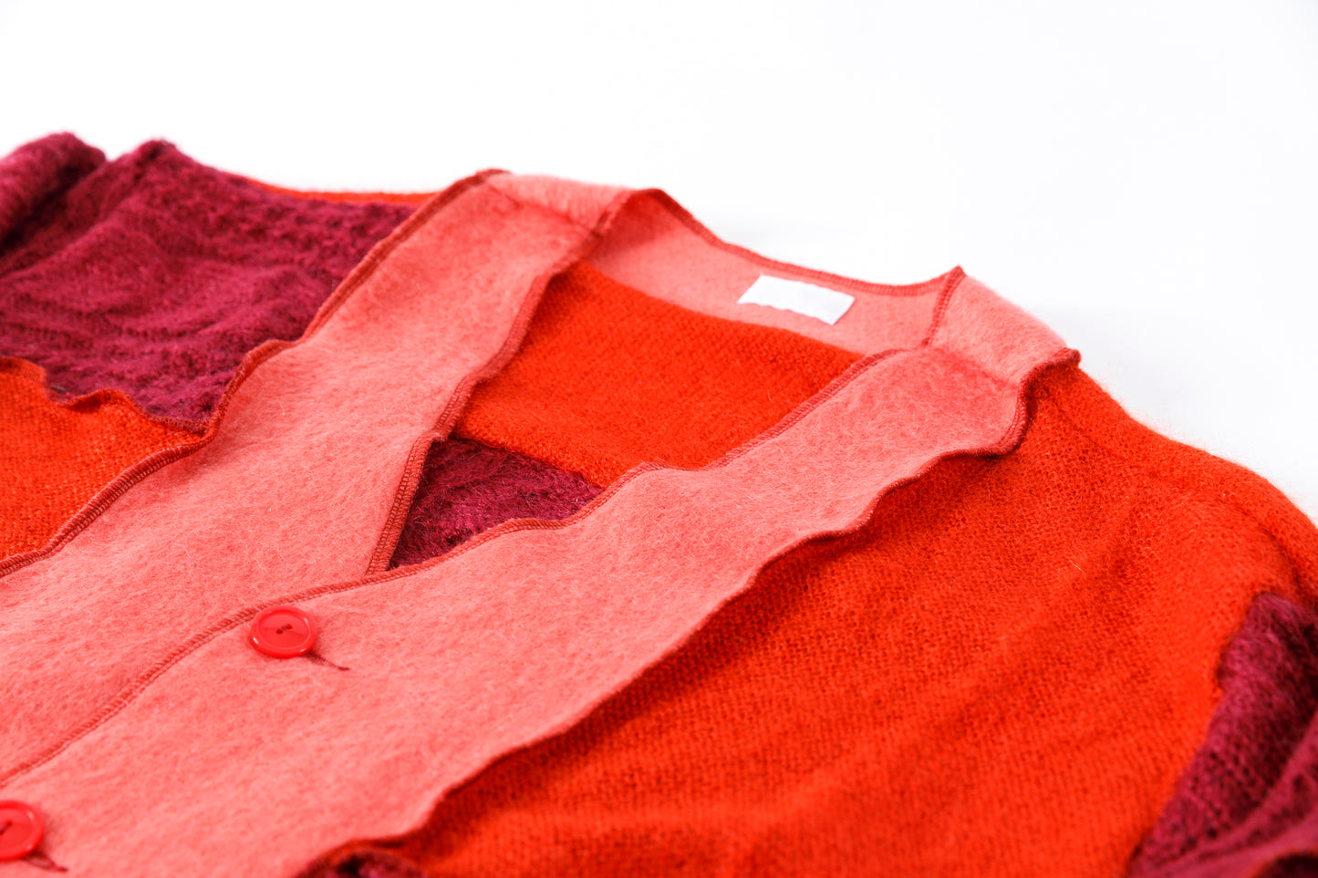 CHANGES / CH5061 Mohair Cardigan - Red