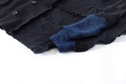 CHANGES / CH5061 Mohair Cardigan - Black (Type B)
