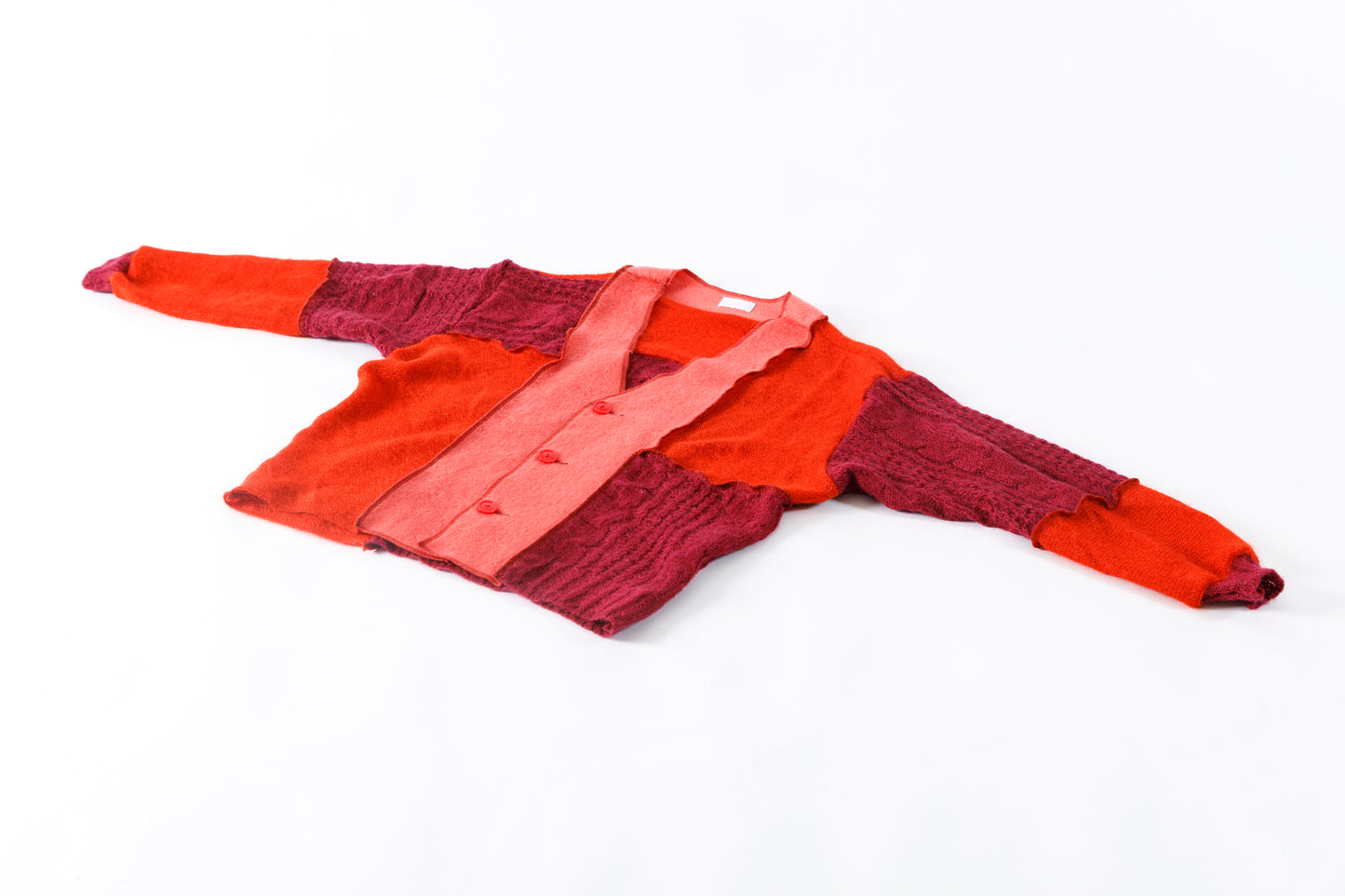 CHANGES / CH5061 Mohair Cardigan - Red