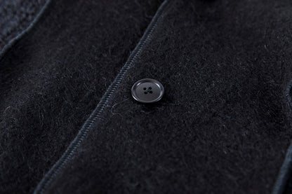 CHANGES / CH5061 Mohair Cardigan - Black (Type B)