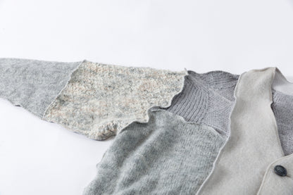CHANGES / CH5061 Mohair Cardigan - Grey
