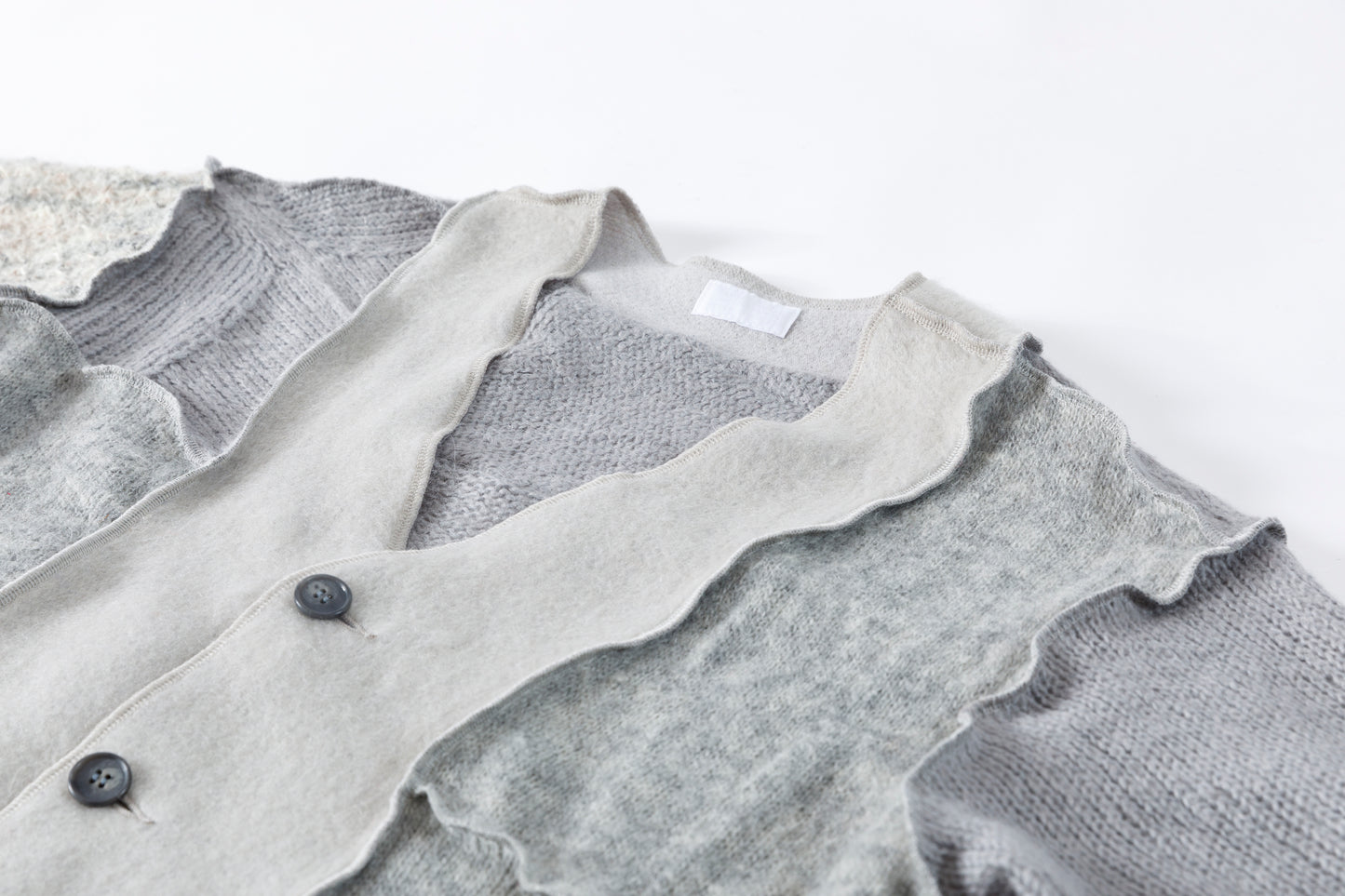 CHANGES / CH5061 Mohair Cardigan - Grey