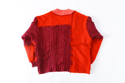 CHANGES / CH5061 Mohair Cardigan - Red