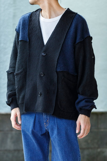 CHANGES / CH5061 Mohair Cardigan - Black (Type A)