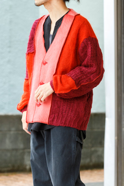 CHANGES / CH5061 Mohair Cardigan - Red