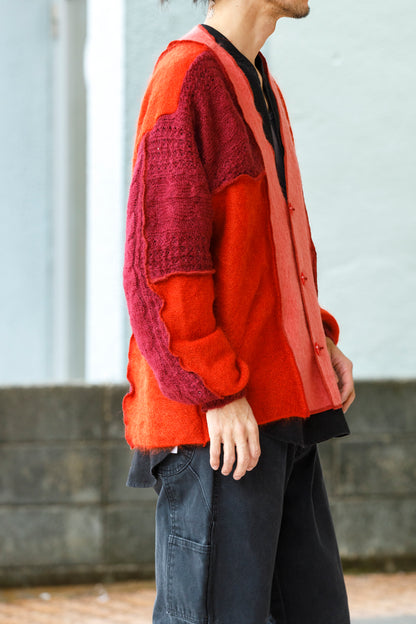 CHANGES / CH5061 Mohair Cardigan - Red