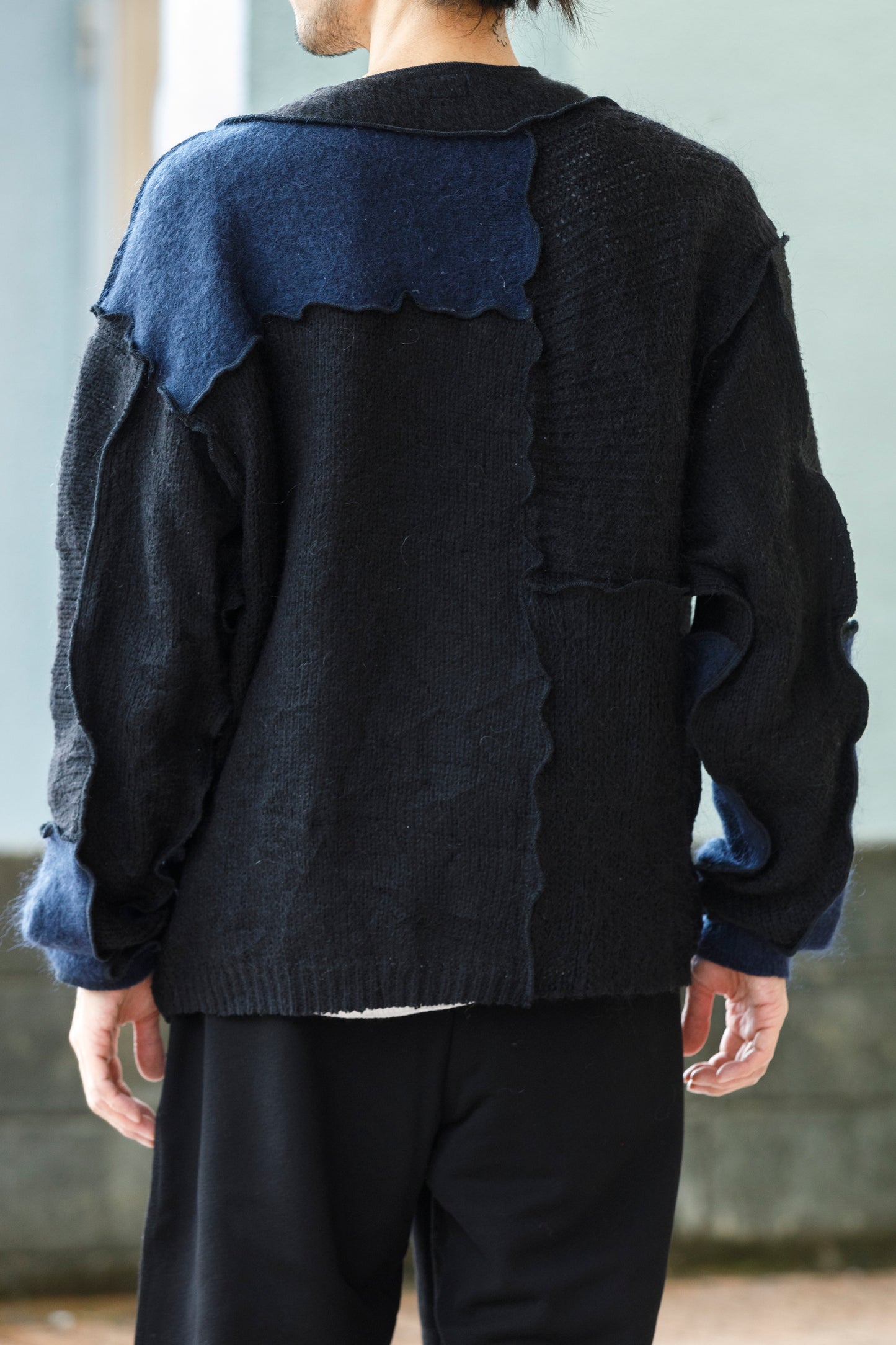 CHANGES / CH5061 Mohair Cardigan - Black (Type B)