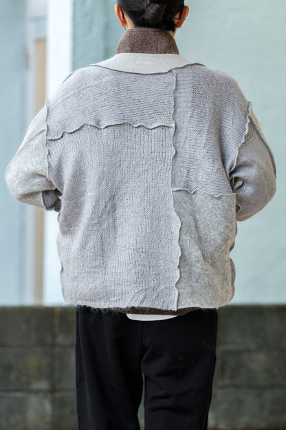 CHANGES / CH5061 Mohair Cardigan - Grey