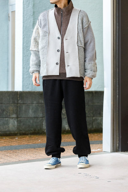 CHANGES / CH5061 Mohair Cardigan - Grey