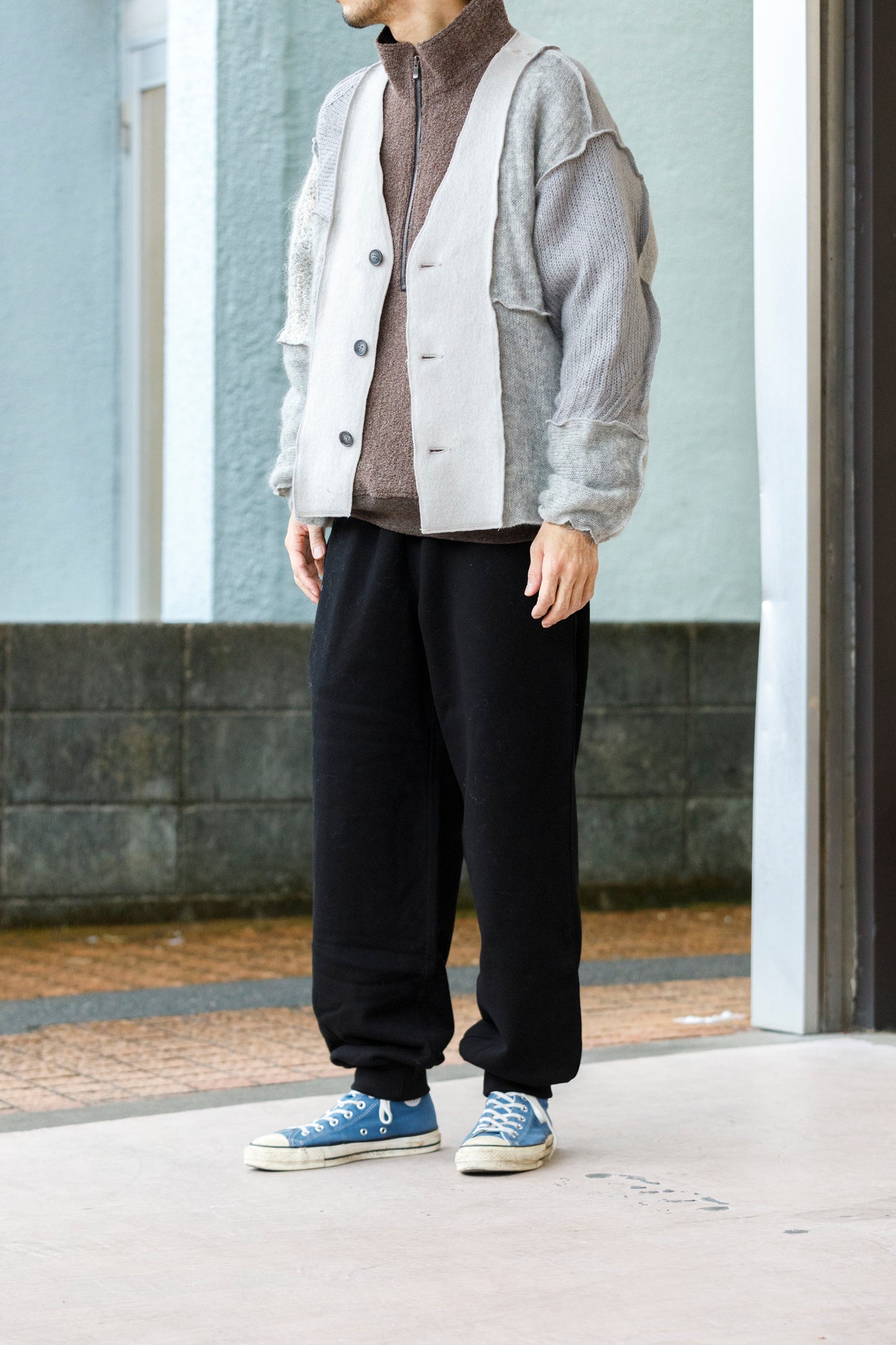 CHANGES / CH5061 Mohair Cardigan - Grey