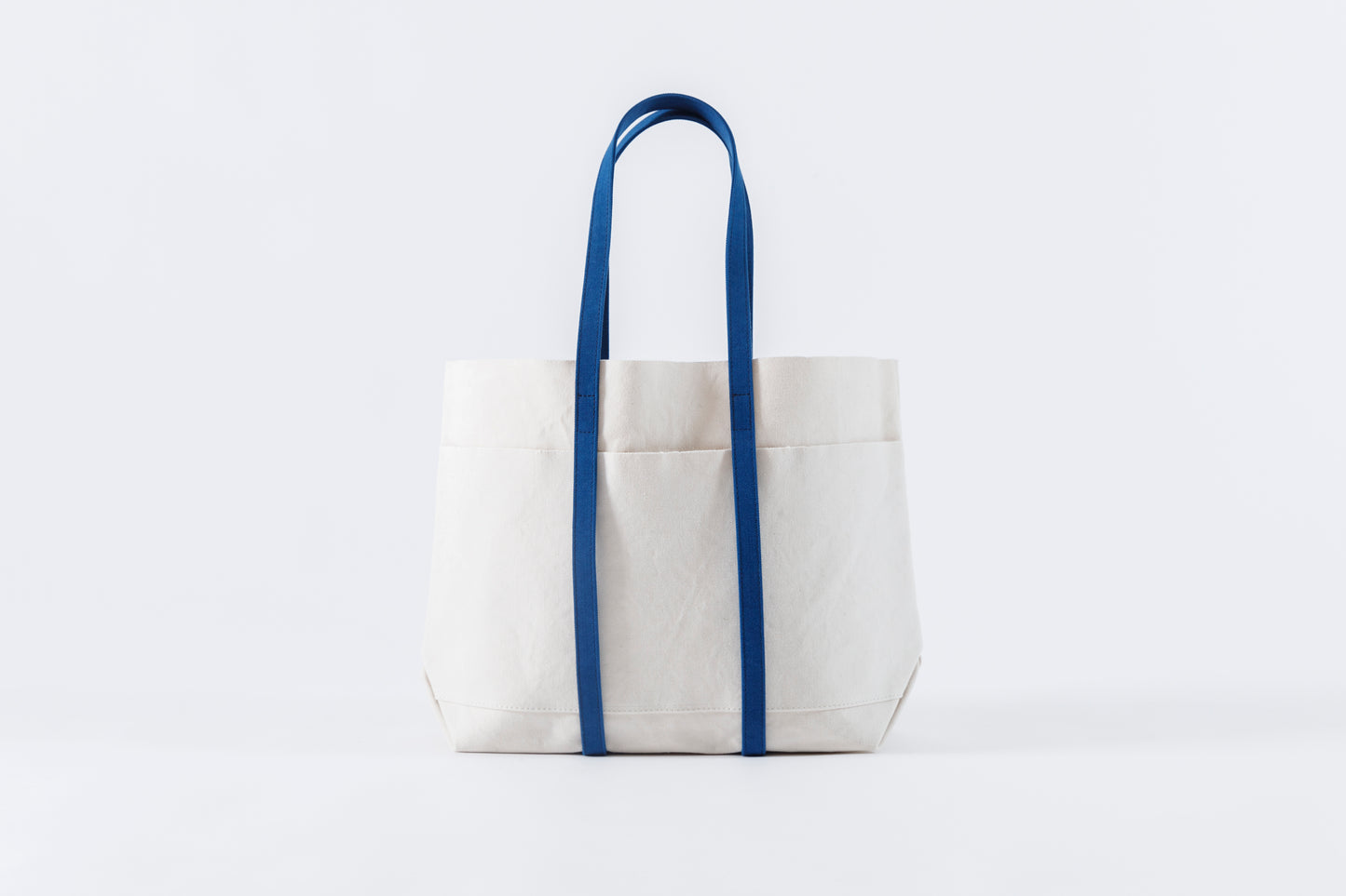 AMIACALVA A-054 WASHED CANVAS 6POCKETS TOTE (M) - NAVY