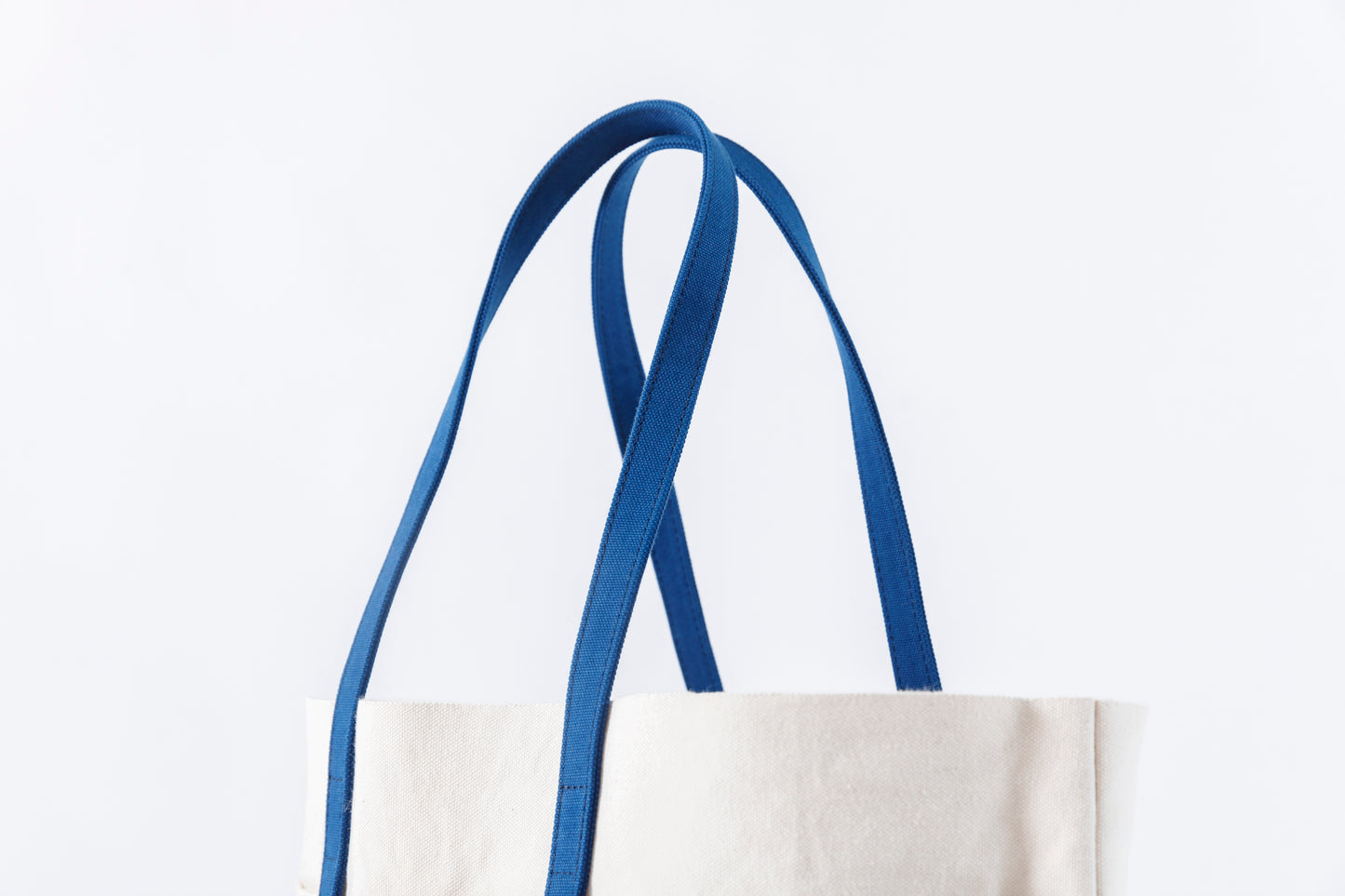 AMIACALVA A-054 WASHED CANVAS 6POCKETS TOTE (M) - NAVY