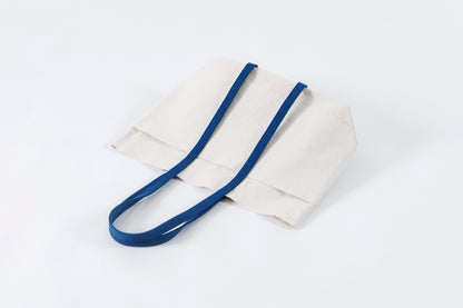 AMIACALVA A-054 WASHED CANVAS 6POCKETS TOTE (M) - NAVY