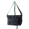 AMIACALVA F036 GABARDINE MESSENGER BAG - Black / Size L