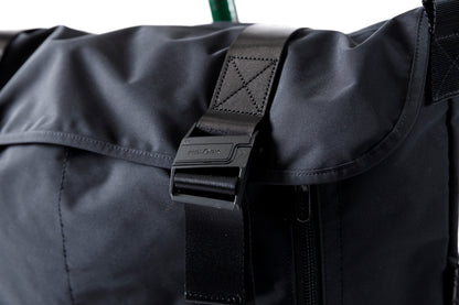 AMIACALVA F036 GABARDINE MESSENGER BAG - Black / Size L