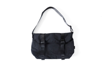 AMIACALVA F036 GABARDINE MESSENGER BAG - Black / Size L