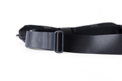 AMIACALVA F036 GABARDINE MESSENGER BAG - Black / Size L