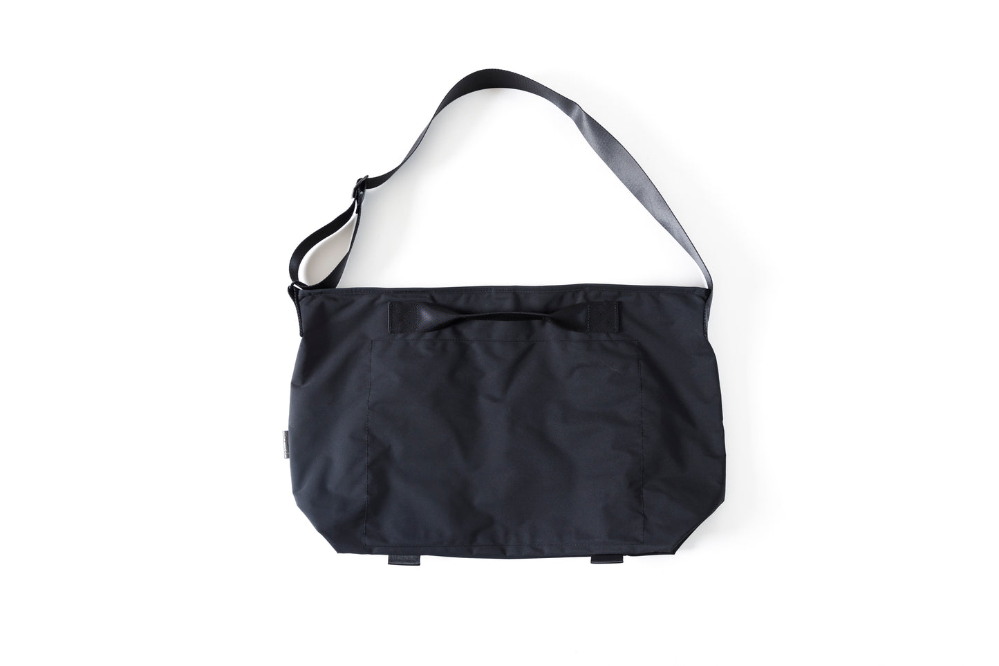 AMIACALVA F036 GABARDINE MESSENGER BAG - Black / Size L