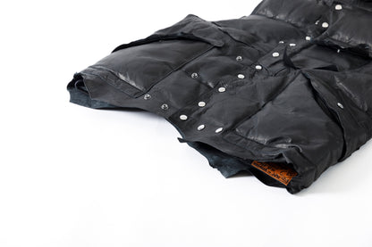 GOODKARMA DEVELOPMENT / LEATHER DOWN VEST"GRIZZLY" - BACK / Size 3