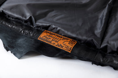 GOODKARMA DEVELOPMENT / LEATHER DOWN VEST"GRIZZLY" - BACK / Size 3