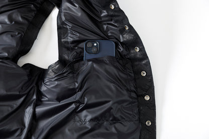 GOODKARMA DEVELOPMENT / LEATHER DOWN VEST"GRIZZLY" - BACK / Size 3