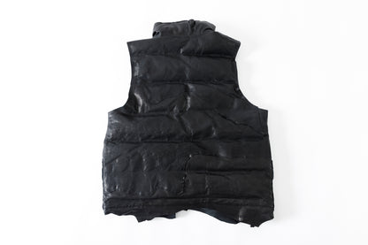 GOODKARMA DEVELOPMENT / LEATHER DOWN VEST"GRIZZLY" - BACK / Size 3