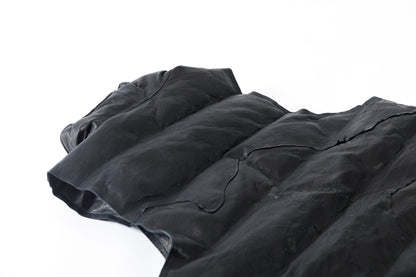 GOODKARMA DEVELOPMENT / LEATHER DOWN VEST"GRIZZLY" - BACK / Size 3