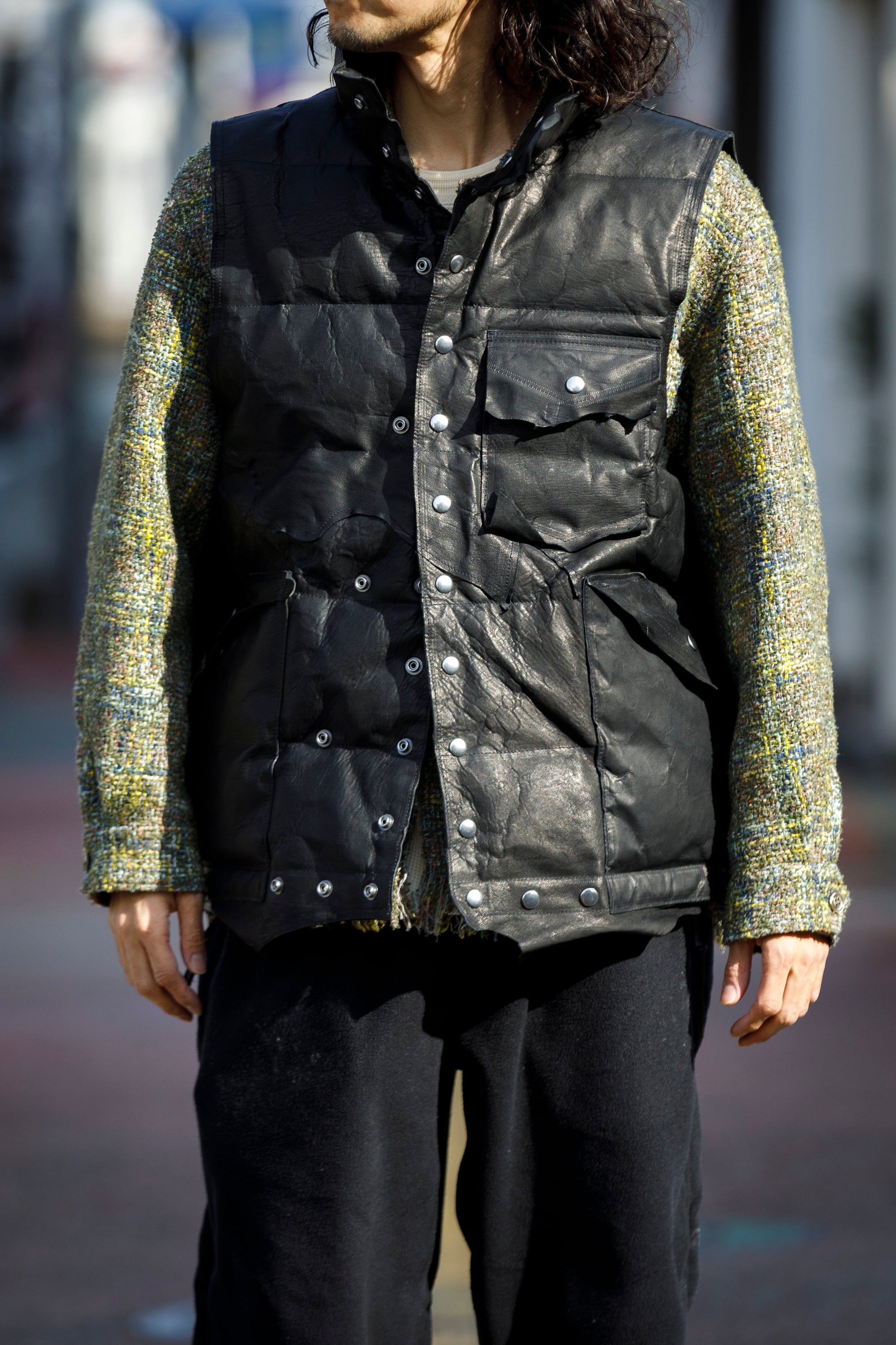 GOODKARMA DEVELOPMENT / LEATHER DOWN VEST