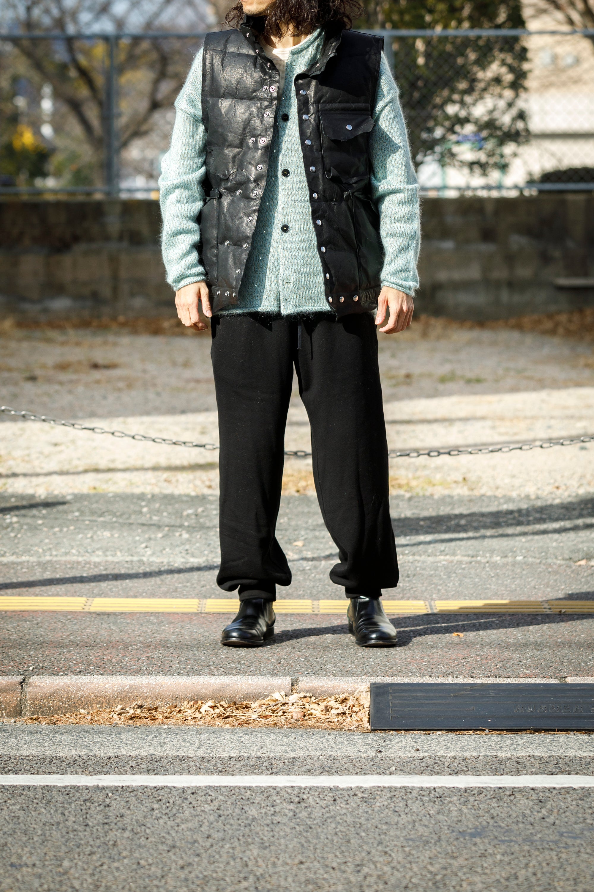 GOODKARMA DEVELOPMENT / LEATHER DOWN VEST