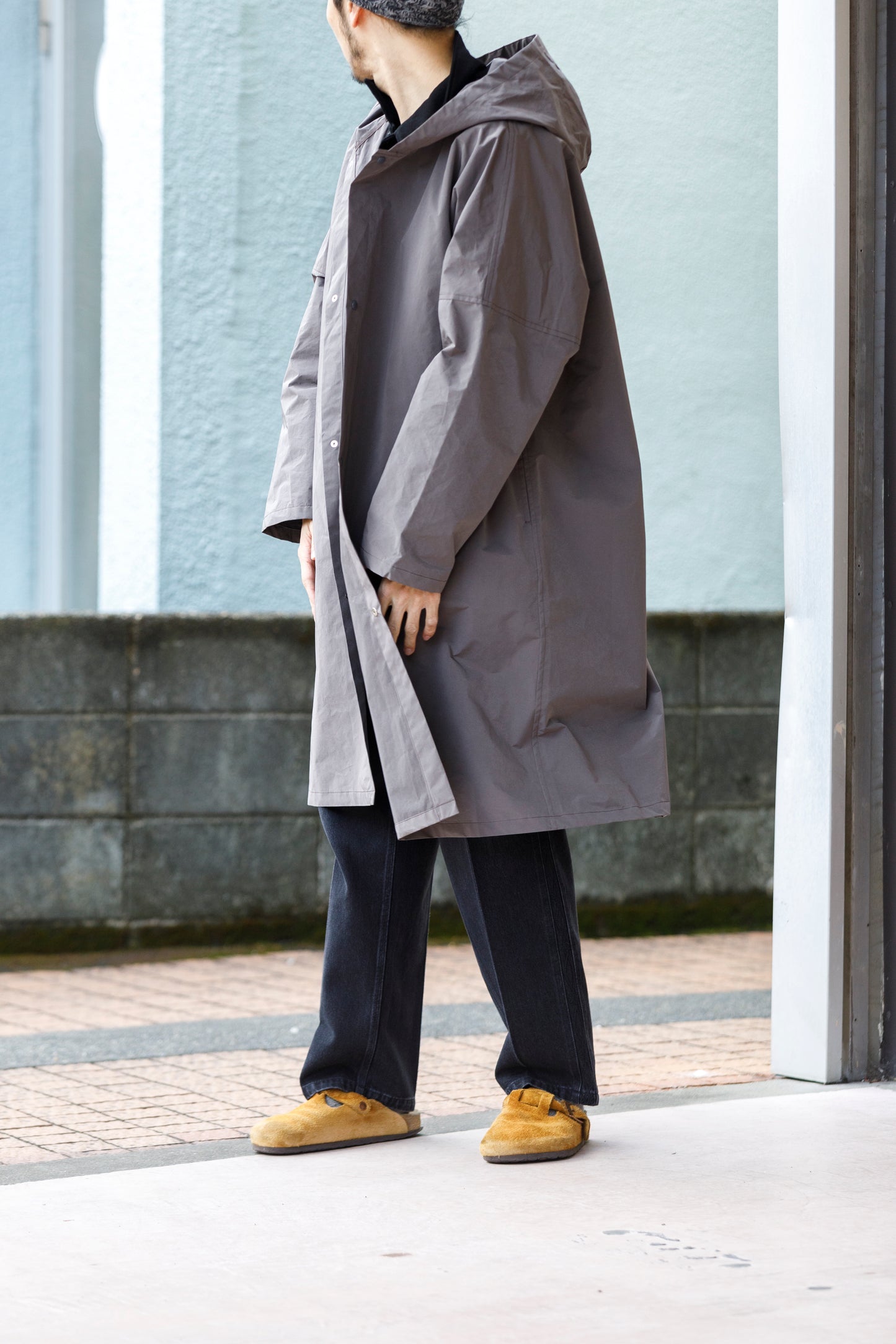 AMIACALVA AZ001 Drizzle Coat - Gray(SPRIT YARN)