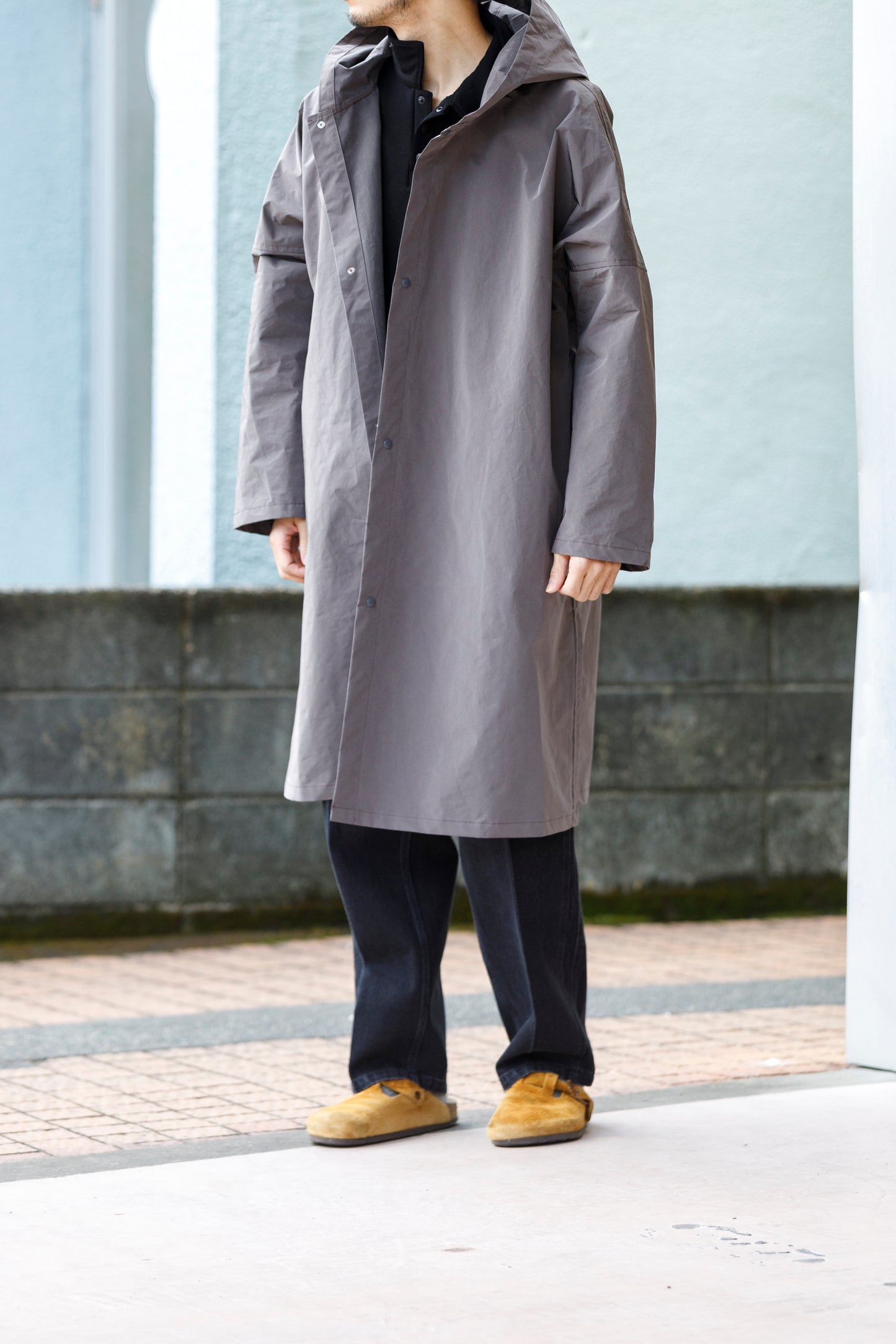 AMIACALVA AZ001 Drizzle Coat - Gray(SPRIT YARN)