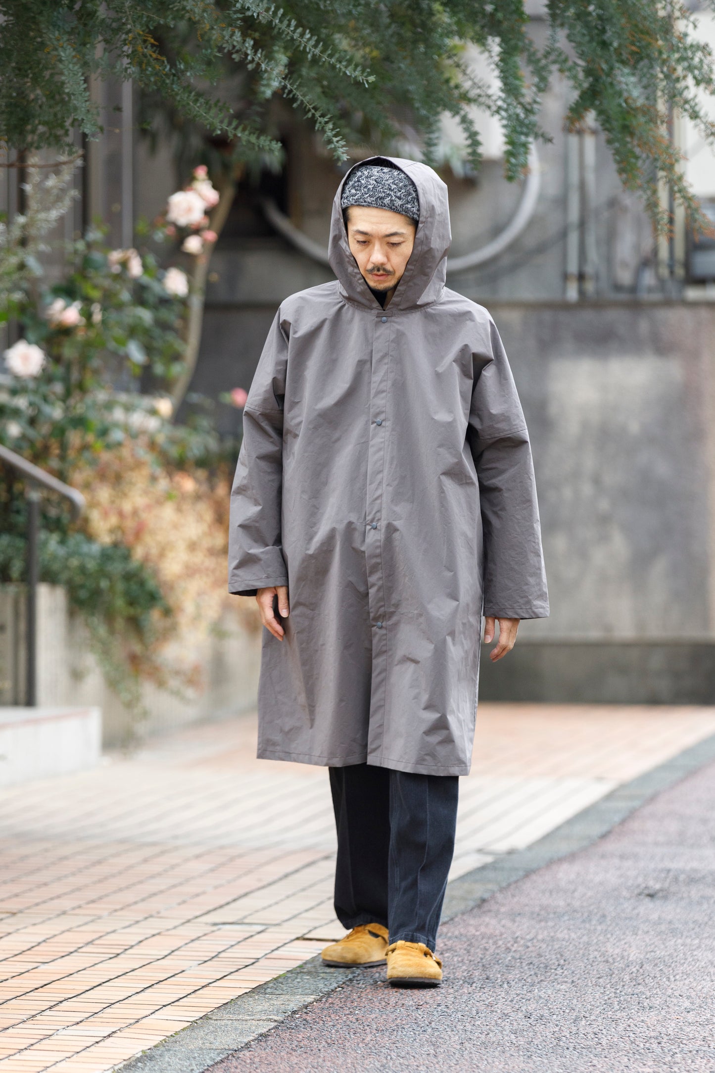 AMIACALVA AZ001 Drizzle Coat - Gray(SPRIT YARN)