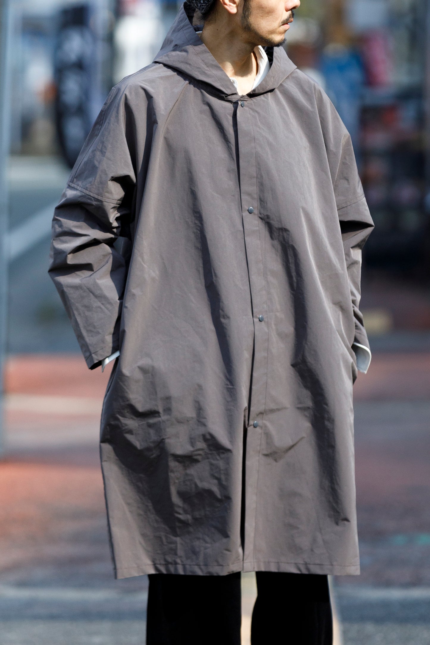 AMIACALVA AZ001 Drizzle Coat - Gray(SPRIT YARN)