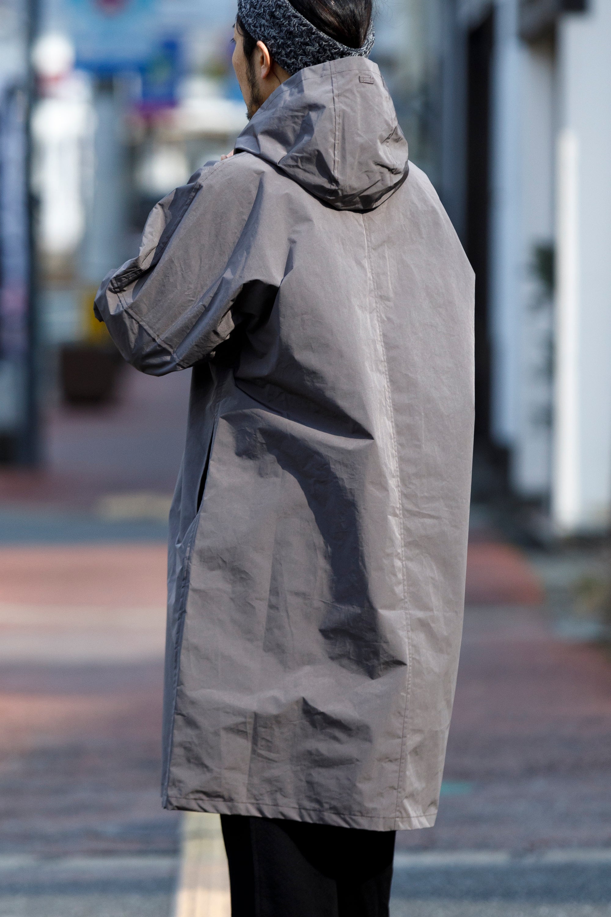 AMIACALVA AZ001 Drizzle Coat - Gray(SPRIT YARN) – reggio