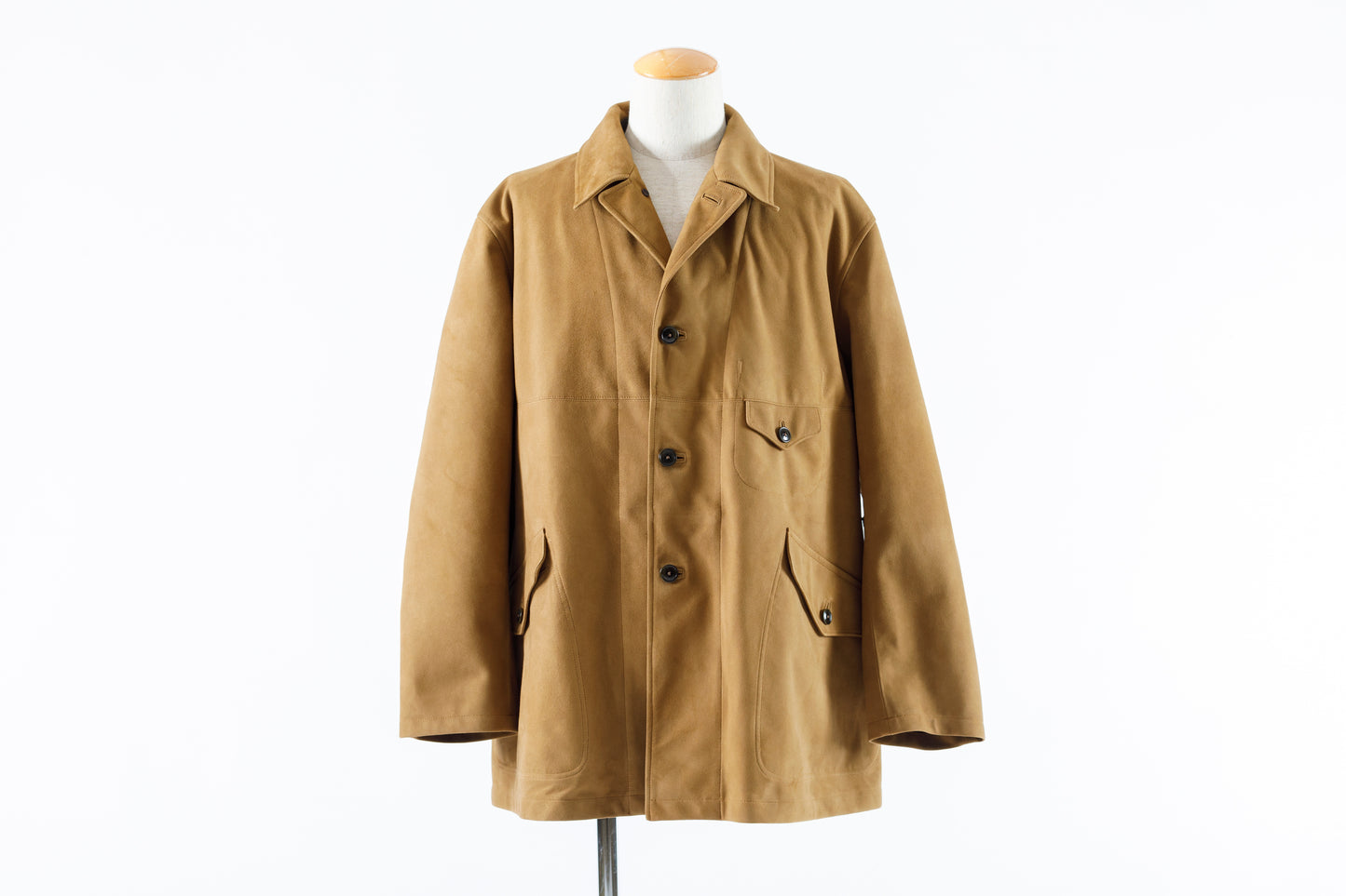 SARTO 261-01001 Half Coat(Metis Goat Suede Leather) - Brown Gold