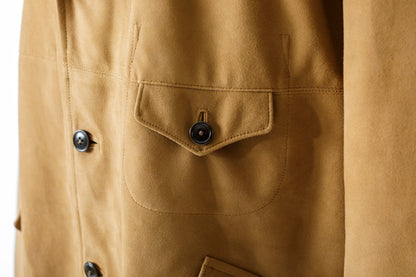 SARTO 261-01001 Half Coat(Metis Goat Suede Leather) - Brown Gold
