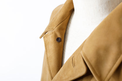 SARTO 261-01001 Half Coat(Metis Goat Suede Leather) - Brown Gold
