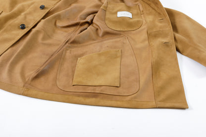 SARTO 261-01001 Half Coat(Metis Goat Suede Leather) - Brown Gold