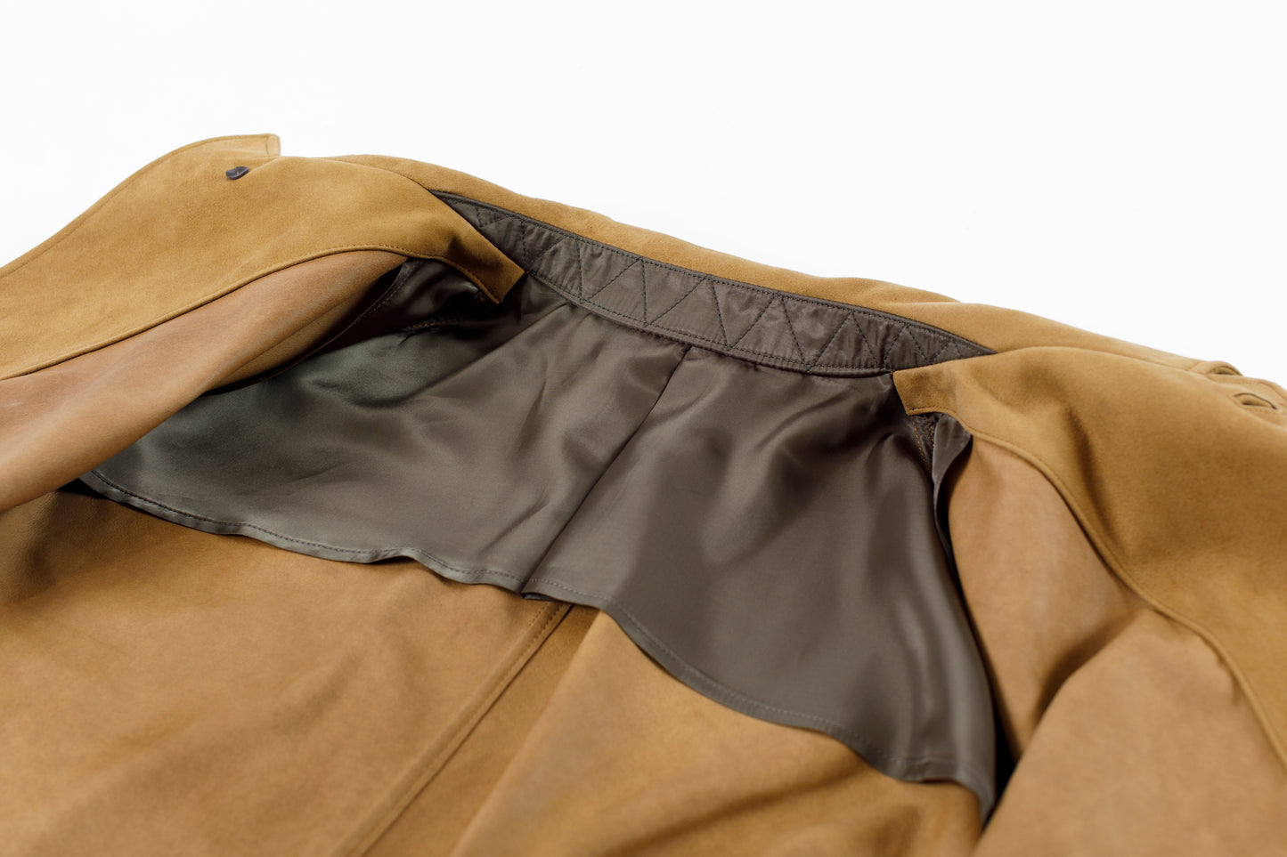 SARTO 261-01001 Half Coat(Metis Goat Suede Leather) - Brown Gold